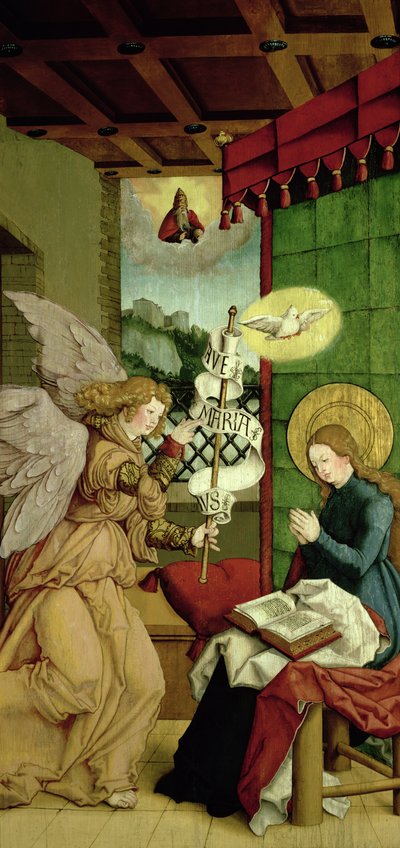 La Anunciación de Master of Messkirch